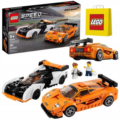  LEGO Speed Champions 76918 McLaren Solus GT und McLaren F1 LM + LEGO Papiertüte