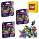  3× Minifiguren LEGO 71046 Weltraum – Serie 26 + LEGO 6315786 PAPIERBEUTEL VP KLEIN S 24X18X8