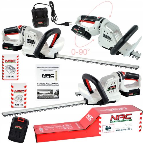  NAC Akku-Elektroschere 45,5 cm 18 V