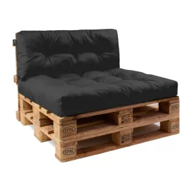    Schwarzes Palettenkissen-Set, wasserdicht, Basic Black Swing Set