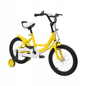    16" gelbes Kinderfahrrad für Kinder im Alter von 5-8 Jahren