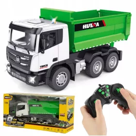    GROSSER FERNGESTEUERTER KIPPENWAGEN, AUTO-RC-REIFEN MIT FERNBEDIENUNGSBATTERIE