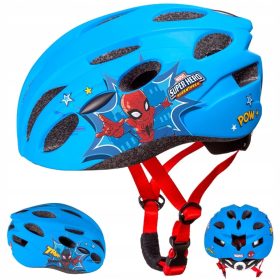  Seven IN-MOLD SPIDERMAN BLUE Fahrradhelm Größe M