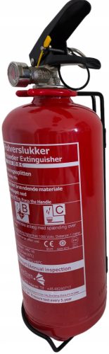  Pulverfeuerlöscher 2kg GP2x ABC, Hänger, Zertifikate