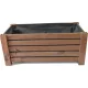  TRAK-DREW Blumentopf 60 cm x 30 x 25 cm, Holztöne in Braun und Beige