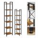  Top Art Industrial Regal 40,22 cm x 188 cm x 30,12 cm Brauntöne