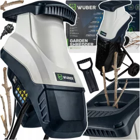    Zweigzerkleinerer, elektrischer Häcksler, hohe Leistung, 3000 W, 50 l Beutel