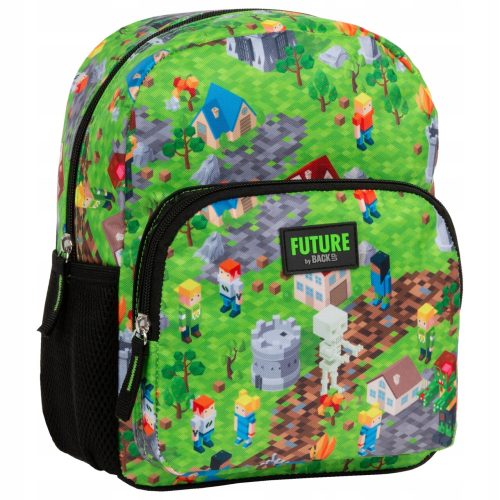  Derform Kindergartenrucksack mit einem Fach für Jungen und Mädchen. Braun- und Beigetöne, Grau- und Silbertöne, Grüntöne, Mehrfarbig