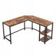  Eckschreibtisch Muf-Art Industrial 138 x 138 x 75 cm schwarz, Brauntöne