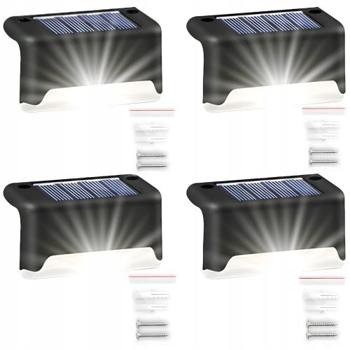  MAXSELL eingebettete Solarlampe schwarz 4,7 cm 4 Stk.