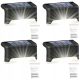  MAXSELL eingebettete Solarlampe schwarz 4,7 cm 4 Stk.