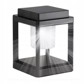    Rechteckiger SuperLED-Lichtmast, integrierte LED-Quelle, 18 cm, schwarz