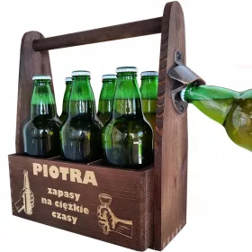    BIERTRÄGER + ÖFFNER-Geschenk für einen Mann zum Geburtstag 18-99