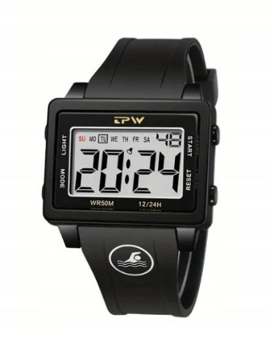  NEUE, MASSIVE UND KLARE ELEKTRONISCHE LCD-UHR, TPW – SPORTLICHER STIL