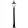  Quadratischer Lichtmast Polux E27 96 cm schwarz