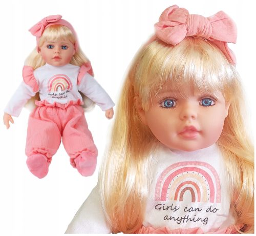  Babypuppe wie eine lebende, große 56 cm große interaktive Puppe, spricht, singt, unterrichtet 2 Sprachen