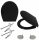 Estiva 3 BLACK Toilettensitz, schwarzes Polypropylen
