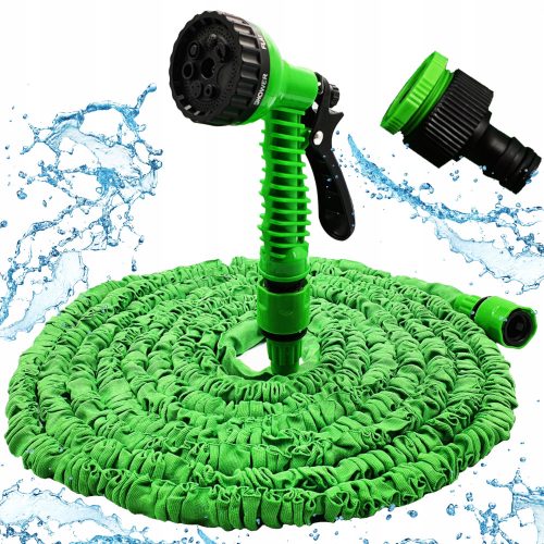  AUSZIEHBARER GARTENSCHLAUCH 20M-60M X-HOSE + PISTOLE