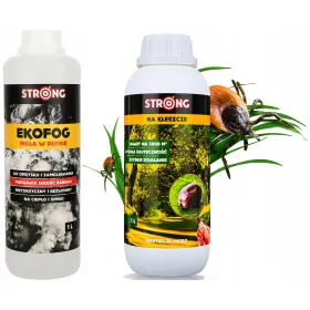    STARK GEGEN ZECKEN SEHR EFFIZIENTES SPRAY 1L + EKOFOG Nebel 1L
