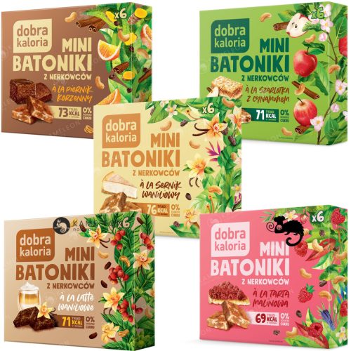 Vielfältige Geschmackspackung Mini-Riegel mit Cashewnüssen – Für gesunde Snackmomente