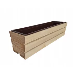  Balkonkasten 80,5 x 19 cm Holz