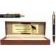  Parker IM schwarzer GT-Kugelschreiber mit KOSTENLOSER GRAVUR, Leder, Geschenk für Mama und Papa