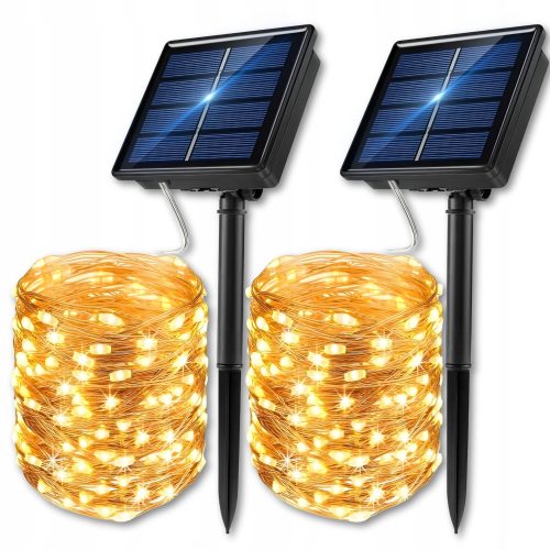  SILVERSHARKY Einbau-Solarlampe, schwarz, 1200 cm, 2 Stk.