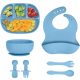  SILIKONSCHALEN FÜR BABYS, KLEINE KINDER, MIT SAUGNÄPFEN, GROSSES SET