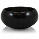  Polnix Blumentopf 14 cm x 14 x 6 cm Durchmesser 14 cm Keramik schwarz