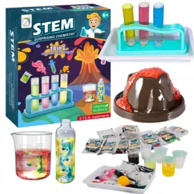    LITTLE EDUCATIONAL CHEMIST SET 14 WISSENSCHAFTLICHE EXPERIMENTE EXPLOSIVER VULKAN