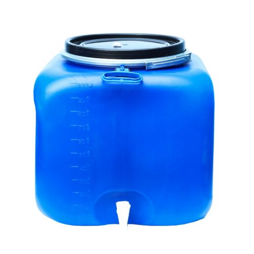  Regenwassertank 100 l 55 x 50 cm blau