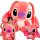  Mascot Stitch Pink Großes XXL 50 cm süßes Plüschtier für Kinder