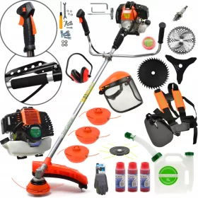    John Gardener Benzin-Trimmer 185 cm 6 PS mit Zusatzausstattung