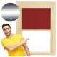 Dachfensterrollo für VELUX 78x118 MK06 M06 306 - Thermo-Verdunklungsrollo Parolle