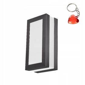    Rabalux Stuttgart E27 Außenwandleuchte 14W Weiß und Anthrazit