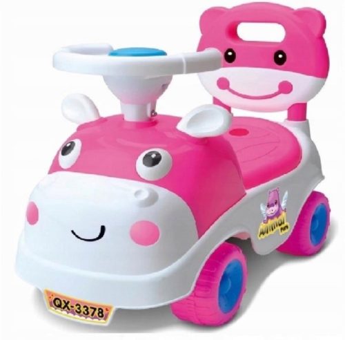  HIPCIO KINDERRIDE-ON-PUSH-RIDER, BRAUN, LAGERHORN, RÜCKENLEHNE, 30 kg