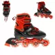  INLINE-SKATES VERSTELLBARE SKATES SCHWARZ 38-41 LED-RAD