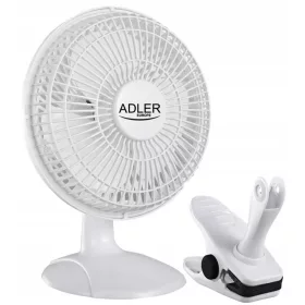  Weißer Tischventilator mit Clip