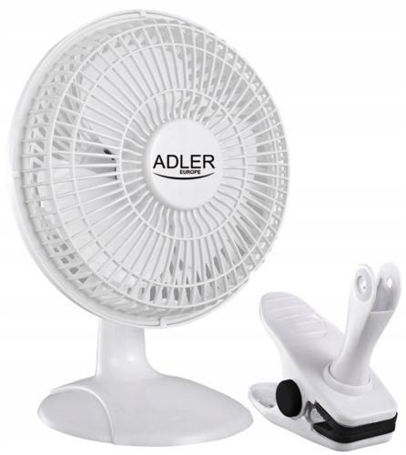  Weißer Tischventilator mit Clip