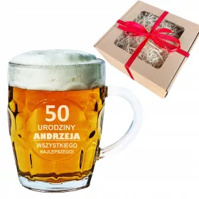    BIERMUFFEL MIT GRAVUR GESCHENK 18-99 Geburtstag für einen Mann, Vater, Ehemann, Bruder