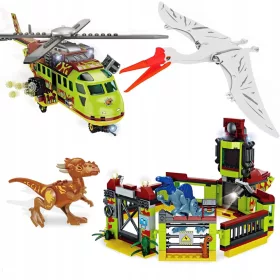    Bausteine Jurassic Park Dinosaurier Dschungel Pterodaktylus 582 Stk