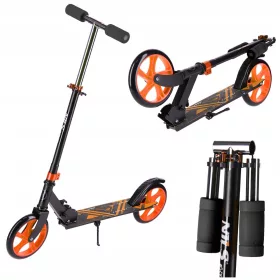    NILS faltbarer City-Scooter mit großen Rädern, 200 mm, für Jugendliche, verstellbar