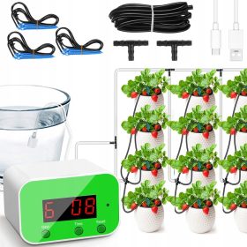    Automatische Bewässerung von Topfpflanzen und regelmäßige Bewässerung