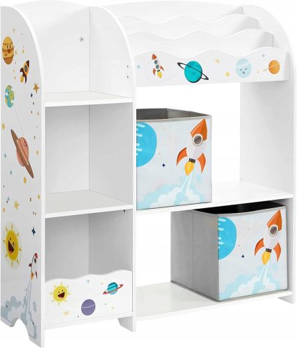  Songmics Regal 93 x 30 x 100 cm mehrfarbig