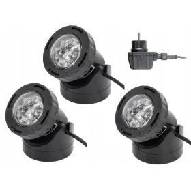  Lampe 3 W 3 Stk. weiß