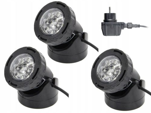  Lampe 3 W 3 Stk. weiß