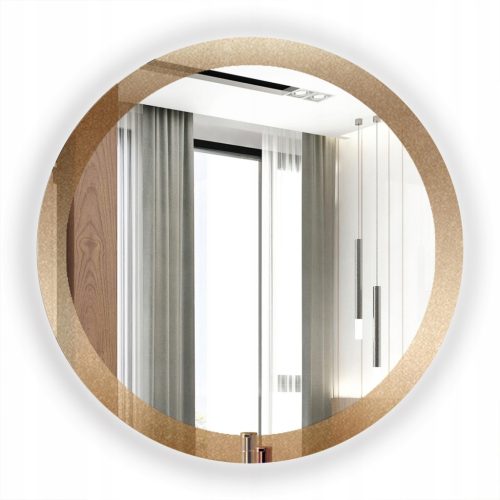  Dekorativer Spiegel Venus beleuchtet 80 cm Led gold