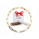  585 GOLD ARMBAND MODERNES ANKIER GESCHENK + KOSTENLOS