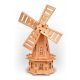  Gartenwindmühle Holzwindmühle 130 cm WDO5