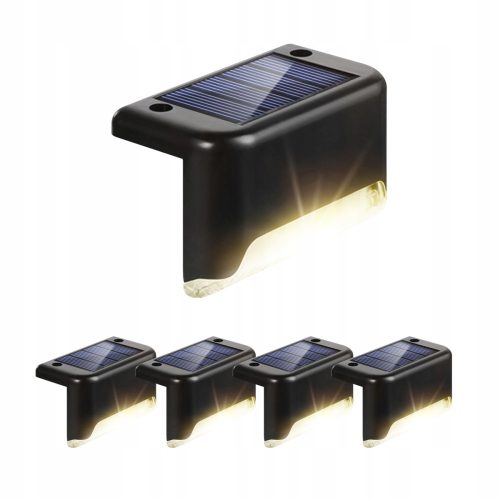  XBAY Solarlampe, schwarz, 7,8 cm, 4 Stk.